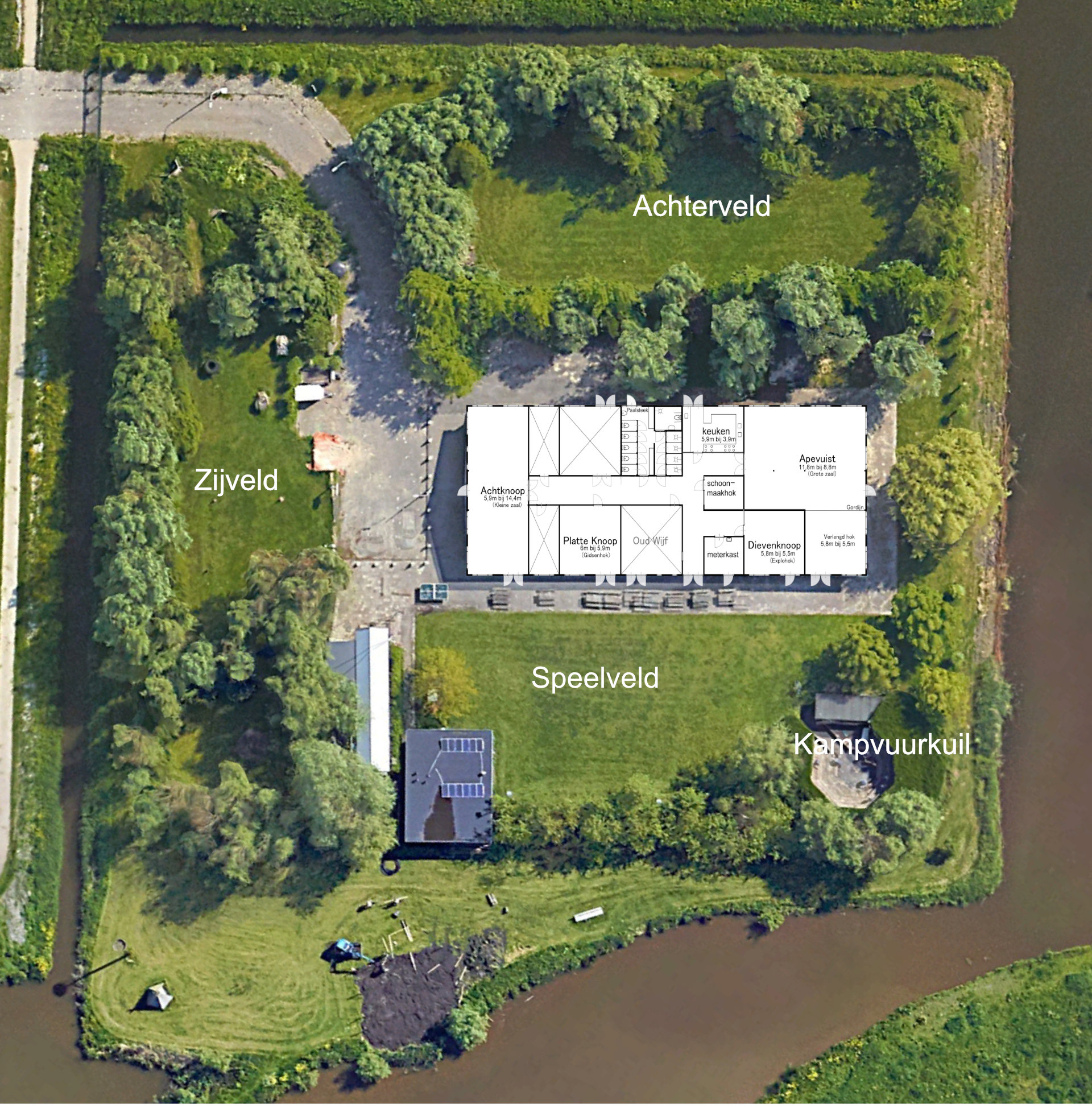 Terrein plattegrond